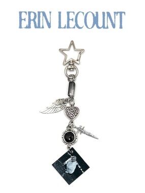 Erin LeCount Pareidolia Album Charm Keychain | Purse Charm